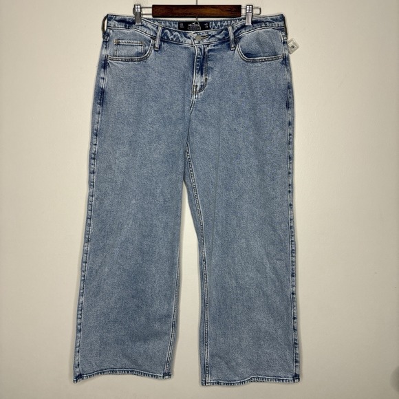 Hollister Denim - Low-Rise Vintage Baggy Jeans Hollister Relaxed Fit 31x29 Light Retro 90s Skater
